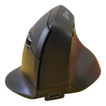 Mouse Inalámbrico UTEK Ergonomico 2,4Hz + Bluetooth recargable color negro (bal) - Foto 3