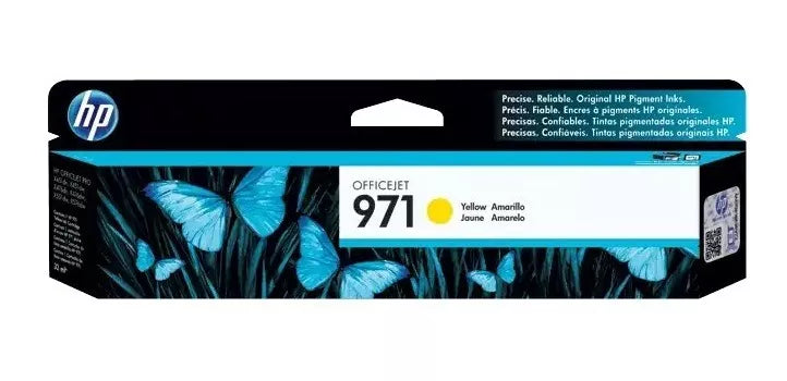 CARTRIDGE HP 971 YELLOW 2500 PÁGINAS