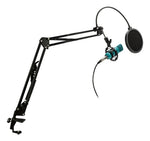 Kit Micrófono Philco Studio con Soporte+Anti-Pop (de 30Hz a 20KHz, Azul) (rp) - Foto 3