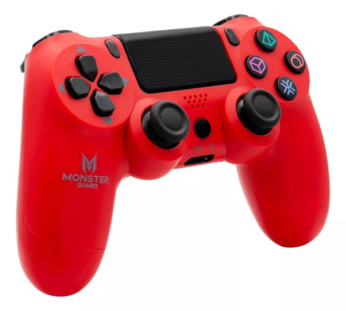 JOYSTICK PS4 BLUETOOTH MONSTER GAMES RED (F)