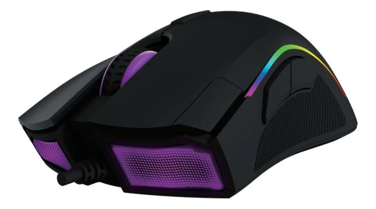 Mouse Gamer Checkpoint MX-200,  7 Botones, 10000 DPI, RGB, Negro (ca)