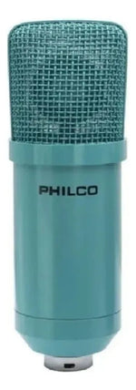 Kit Micrófono Philco Studio con Soporte+Anti-Pop (de 30Hz a 20KHz, Azul) (rp) - Foto 5