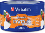 DVD-R VERBATIM IMPRIMIBLE 4.7GB 16X PACK 50UN - Foto 1