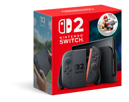 NINTENDO SWITCH 2 MARIO KART WORLD  BUNDLE  empaque