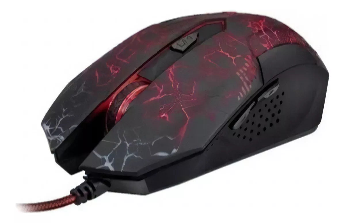 Xtech mouse gaming 2500DPI 6 botones negro/rojo (INTCMX)