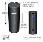 🟡 PARLANTE BLUETOOTH UE MEGABOOM 4 | NEGRO | SONIDO 360° | POTENCIA (ca) - Foto 4