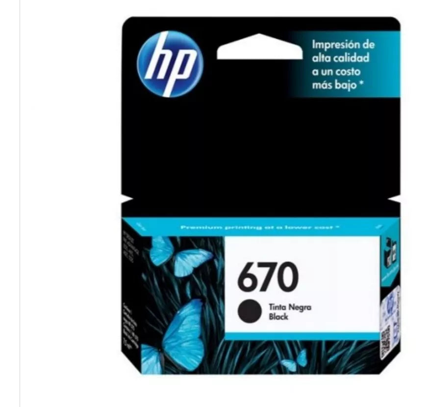 CZ113AL CARTRIDGE HP 670 NEGRO