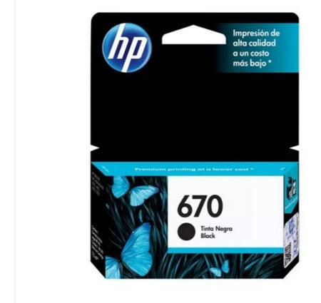 CZ113AL CARTRIDGE HP 670 NEGRO