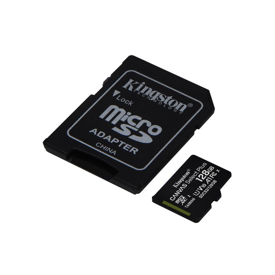 128GB MicroSDHC/SDXC Canvas Select Plus 100R/85R Canvas Select Plus KINGSTON