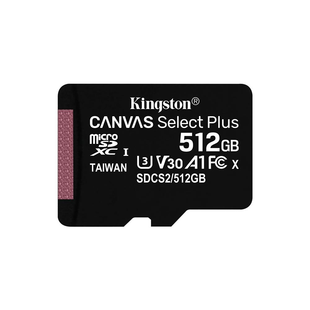512GB MicSDXC Canvas Select Plus 100R A1 C10 Card