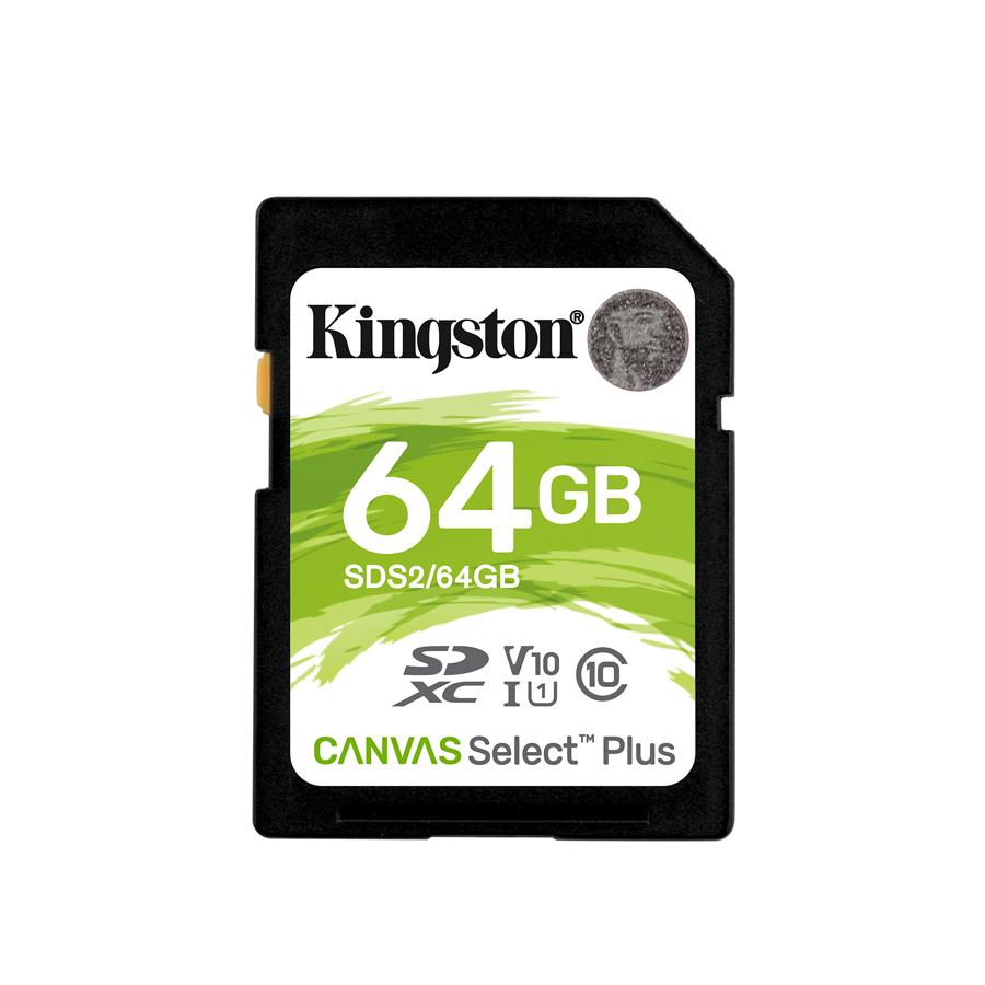 Memoria SD 64GB SDXC Canvas Select Plus 100R C10 KINGSTON