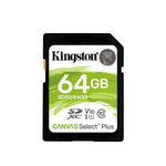 Memoria SD 64GB SDXC Canvas Select Plus 100R C10 KINGSTON - Foto 1