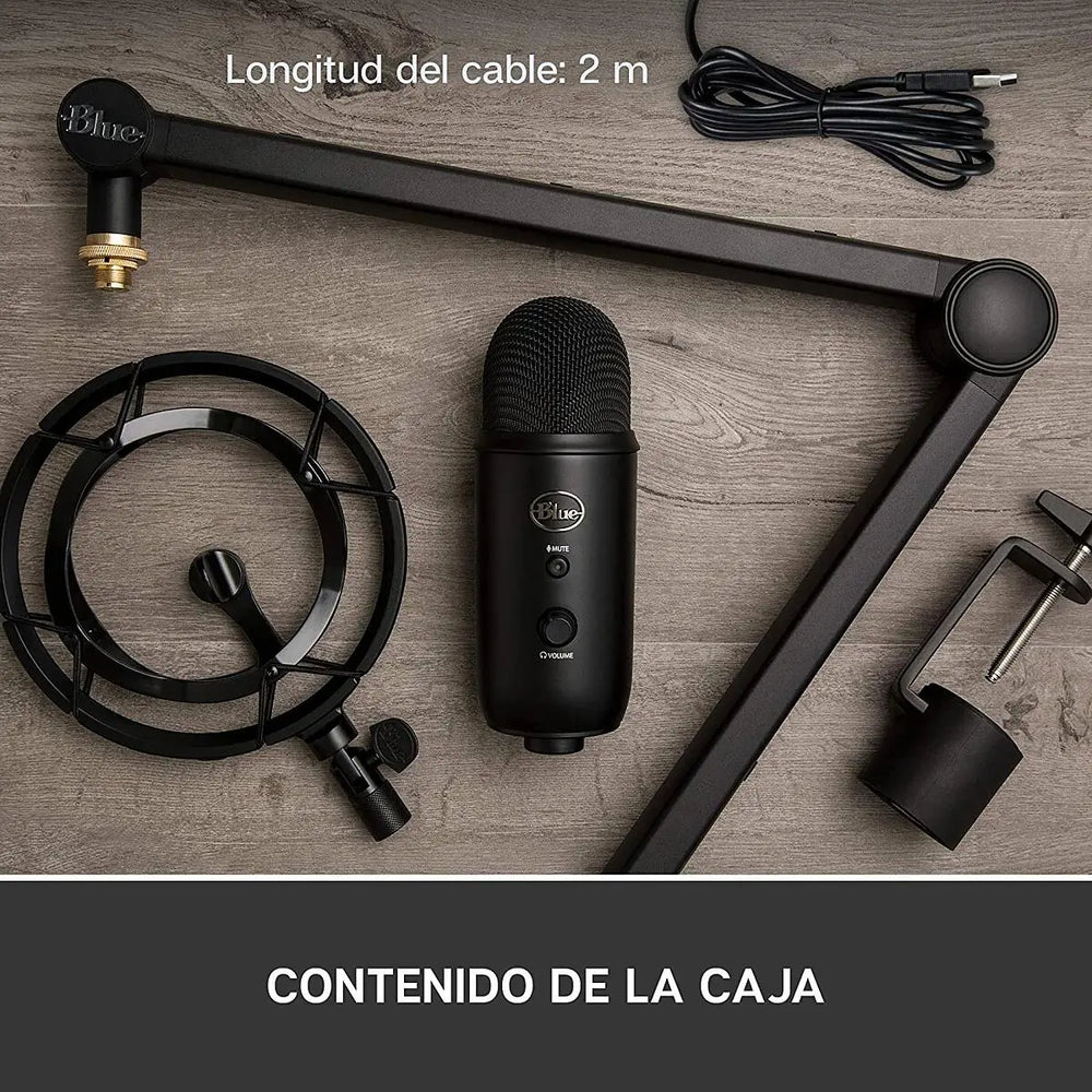🟡 MICRÓFONO STREAMING BLUE YETICASTER LOGITECH | KIT PROFESIONAL