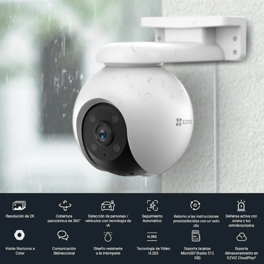 CÁMARA EXT. PTZ 3MPIX CS-H8-R100-1H3WKFL (F)