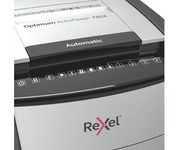 TRITURADORA AUTO+750X / CHALLA 4X40MM / P4 / HASTA 750 HOJAS AUTOMÁTICAMENTE / PAPELERO 140L / 55DBA / TIEMPO FUNC. 4HRS / GARANTÍA 2 AÑOS (CCO)