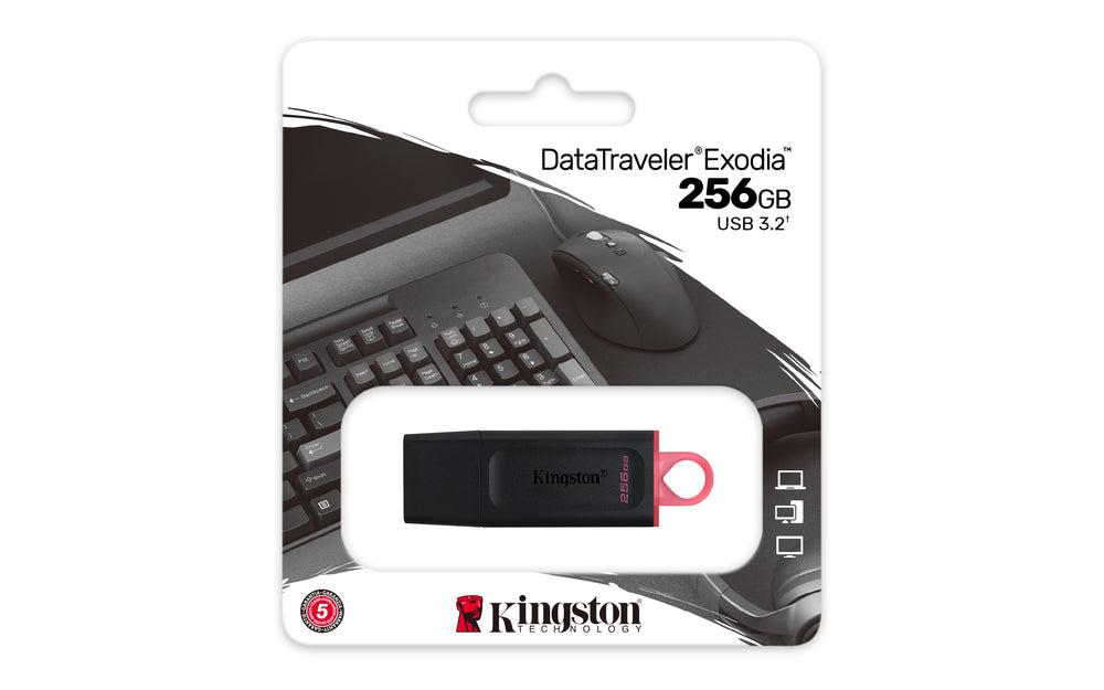 256GB USB3.2 Gen1 DataTraveler Exodia KINGSTON (al)