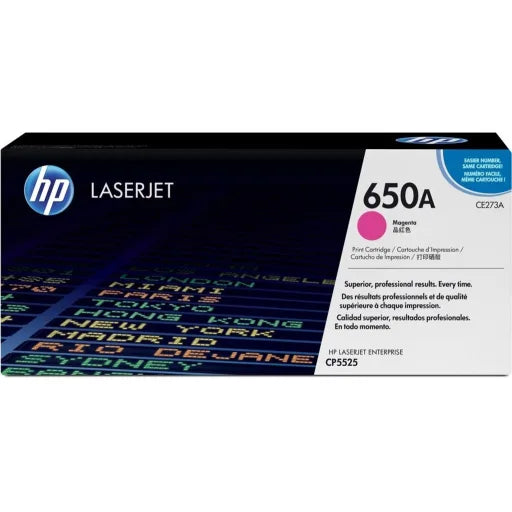 TÓNER HP 650A HP CE271A CYAN REND 15.000 PÁGINAS