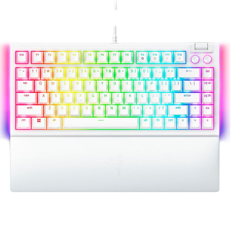 Teclado Gamer Razer Blackwidow V4 75% White Teclado Blanco Idioma Inglés Us (ca)