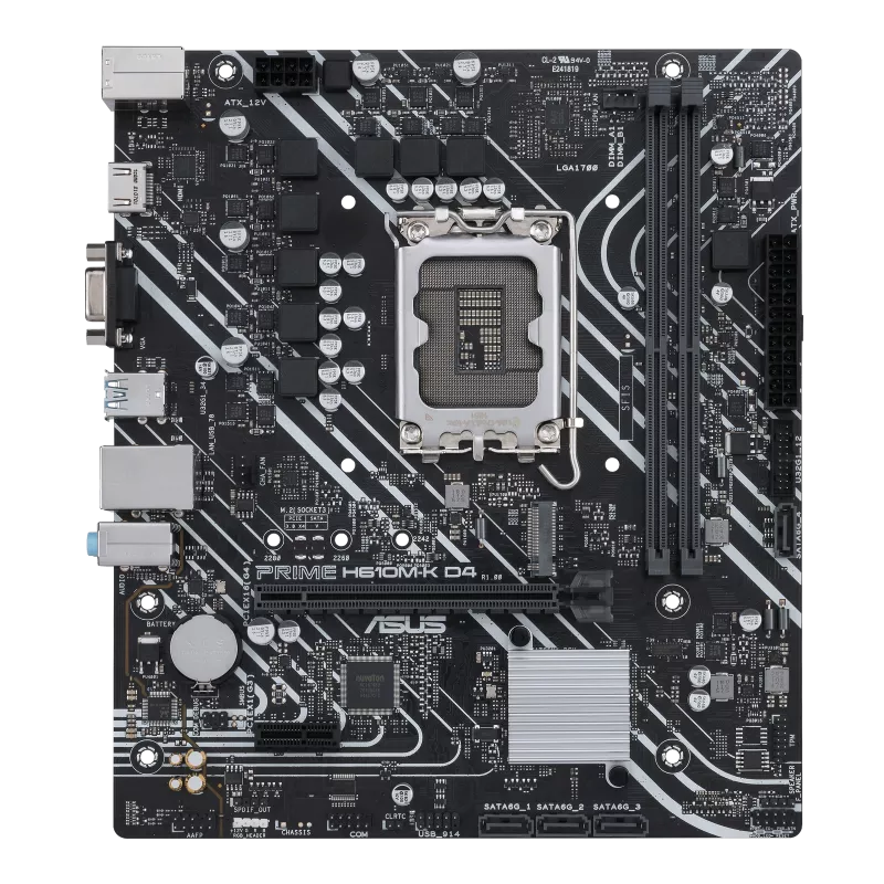 MB S/1700 H610M-K-D4 MATX/VGA/USB3.0/PCIE ASUS (OP)