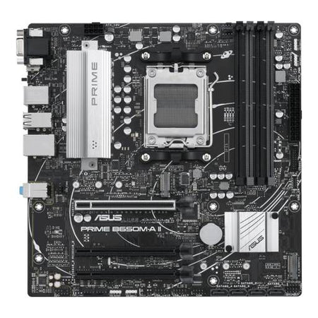 Placa Madre ASUS Prime B650M-A II, AMD Socket AM5, 4xDIMM DDR5, VGA, DP, HDMI, 2xM.2, Micro-ATX (OT)