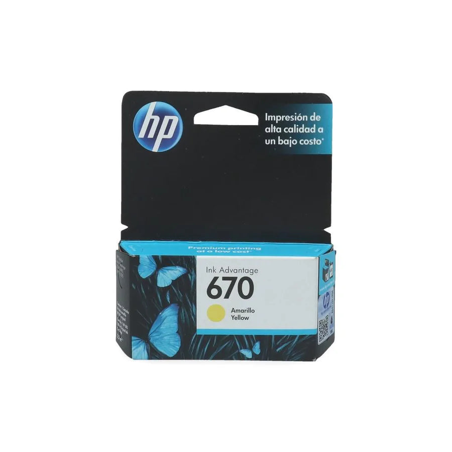 CZ116AL CARTRIDGE HP 670 YELLOW