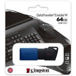 USB3.2 Gen1 DataTraveler Exodia M Negro + Azul - Foto 1