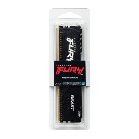Memoria RAM Kingston Fury Beast 8GB DDR4 3200MHz CL16 DIMM para PC (op)