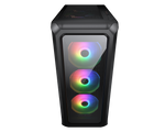 Gabinete Gamer ARCHON 2 MESH RGB BLACK 3 F PRONT/ 1 FAN REAR S/ FUENTE - Foto 2