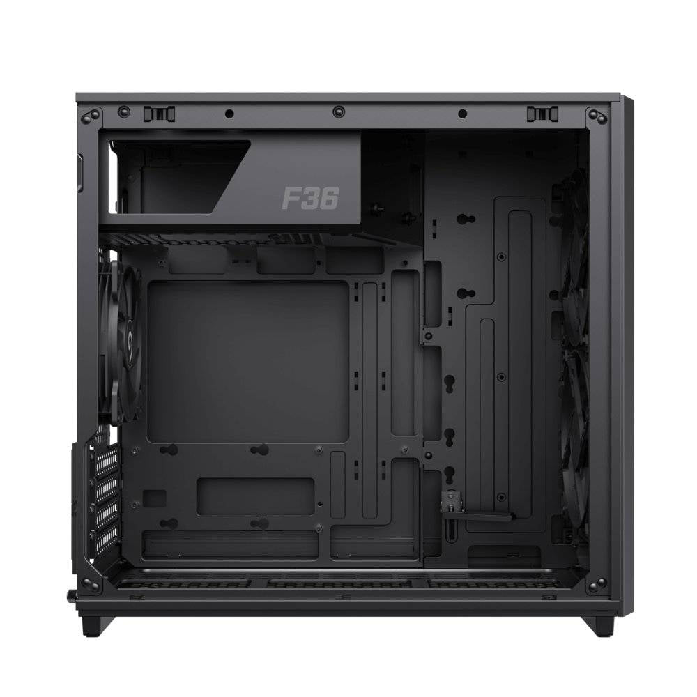 GABINETE MEDIO F36 DARK /2 FAN FRONT 1 FAB TRAS/MATX/S/ FUENTE GAMEMAX