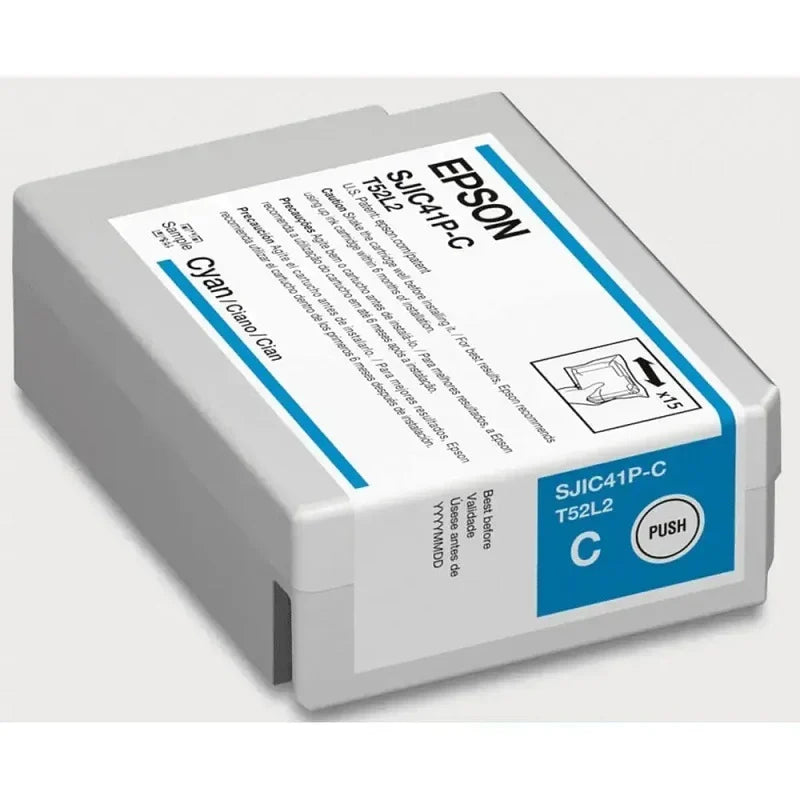 TINTA EPSON C13T52L220 SJIC41PC C4000 CYAN