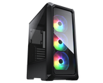 Gabinete Gamer ARCHON 2 MESH RGB BLACK 3 F PRONT/ 1 FAN REAR S/ FUENTE - Foto 1