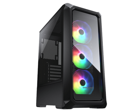 Gabinete Gamer ARCHON 2 MESH RGB BLACK 3 F PRONT/ 1 FAN REAR S/ FUENTE