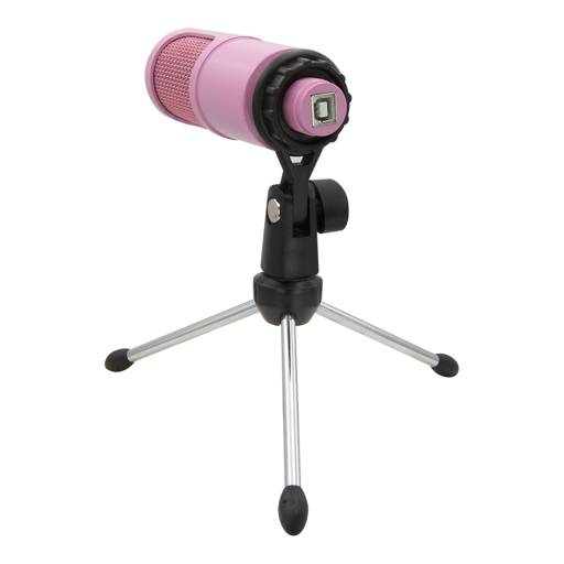 Micrófono Condensador para Streaming Philco USB 31623 Rosado (rp)