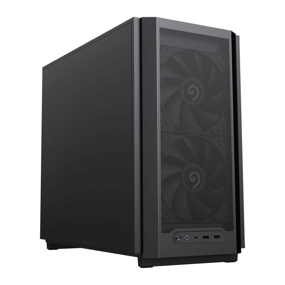 GABINETE MEDIO F36 DARK /2 FAN FRONT 1 FAB TRAS/MATX/S/ FUENTE GAMEMAX