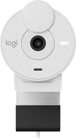 Cámara Web Logitech Brio 300, Full HD 1080p/30FPS, Micrófono Integrado, USB-C, Blanco (ex) - Foto 4