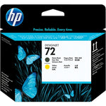 CABEZAL HP DE IMPRESION DESIGNJET 72 NEGRO MATTE Y AMARILLO - Foto 1