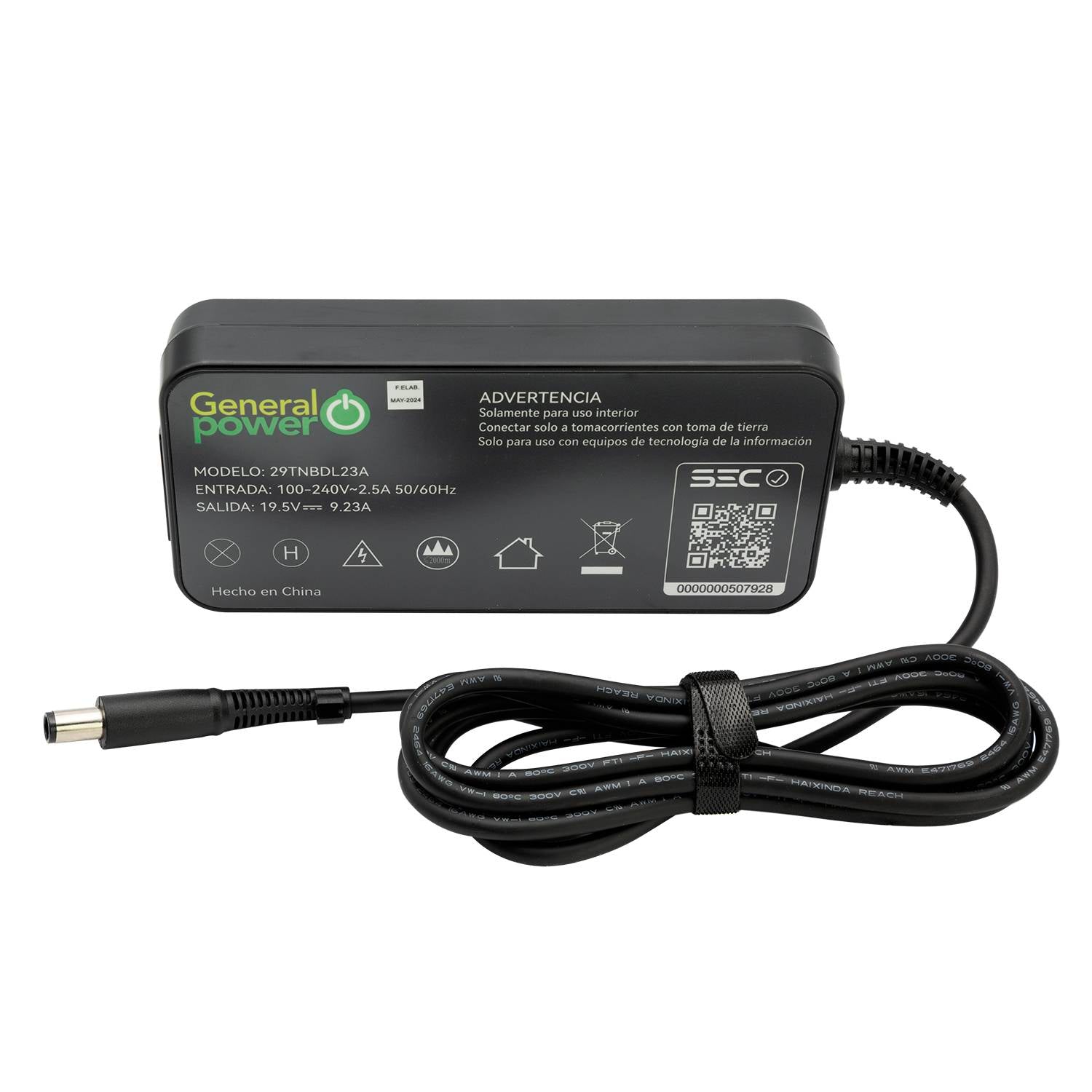 CARGADOR DE NOTEBOOK GAMER GENERAL POWER (F)