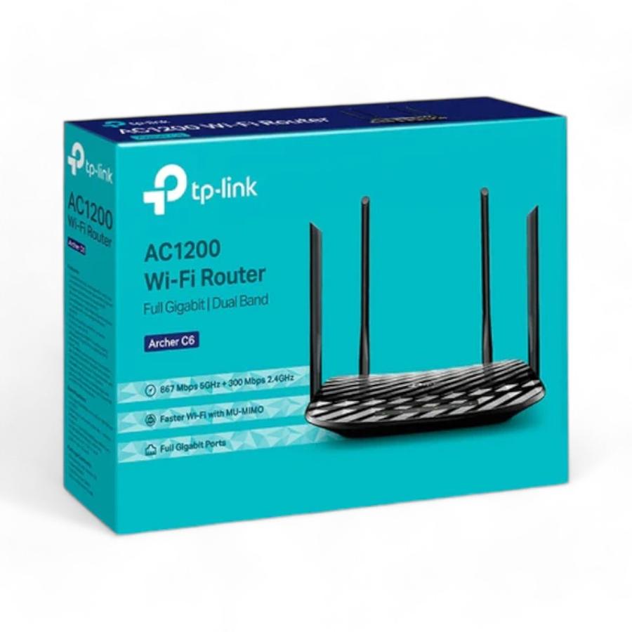 ROUTER INALÁMBRICO AC1200 MU-MIMO GIGABIT ARCHER C6 (F)