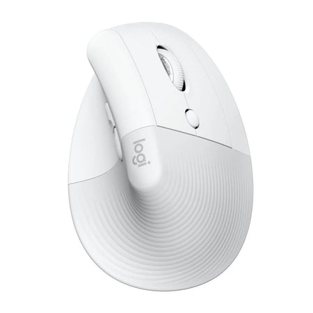 Logitech Mouse Lift Vertical Ergonomic Off White (INTCX)