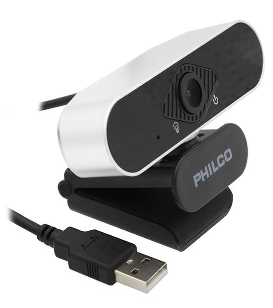Webcam Philco 1080p, 30fps, Ángulo de Visión 110º, Cámara Web (ex)