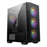 GABINETE GAMER MAG FORCE M100A/3FAN F 1 FAN TRASERO/SIN FUENTE MSI - Foto 1