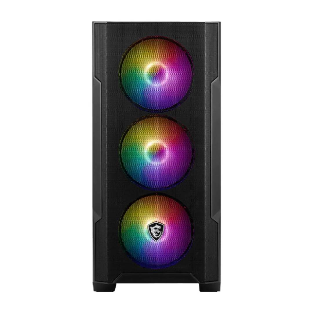 GABINETE GAMER MAG FORCE M100A/3FAN F 1 FAN TRASERO/SIN FUENTE MSI