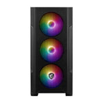 GABINETE GAMER MAG FORCE M100A/3FAN F 1 FAN TRASERO/SIN FUENTE MSI - Foto 3