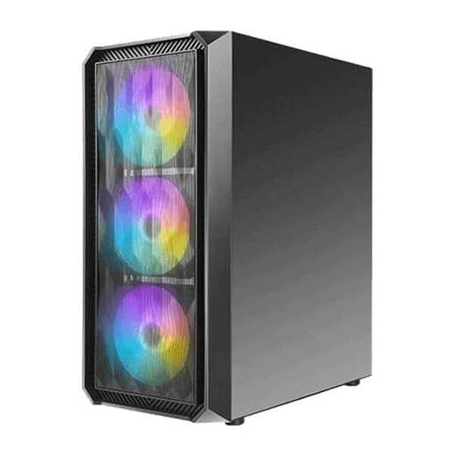 Gabinete Gamer Antec NX292 ARGB, Mid Tower, E-ATX, ATX, m-ATX, ITX, 4 Ventiladores, Negro (os)