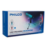Micrófono Condensador para Streaming Philco USB 31623 Rosado (rp) - Foto 5