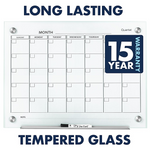 PIZARRA DE VIDRIO CALENDARIO MENSUAL MAGNÉTICO 90 ALTO X 120 ANCHO CMS / CALENDARIO DE 1 MES / RESPALDO DE ACERO. / INCLUYE 1 MARCADOR Y 2 IMANES DE TABLERO DE VIDRIO DE ALTA POTENCIA. / GARANTÍA: 15 AÑOS. (CCO) - Foto 2