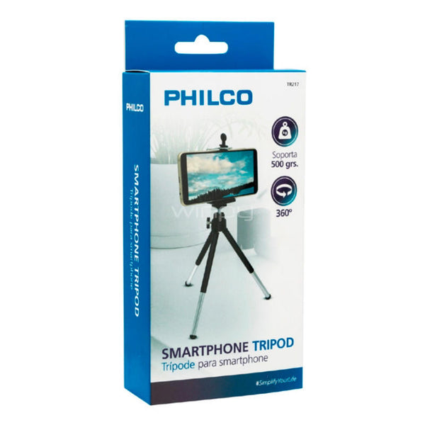 Trípode Para Smartphone Metálico Regulable PHILCO(ex)