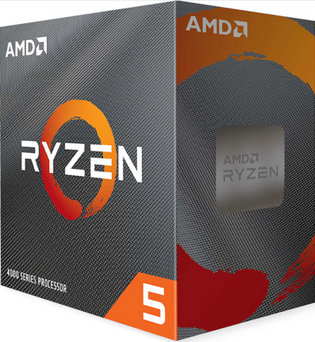 Procesador AMD Ryzen 5 4600G, 6 Núcleos, 12 Hilos, 4.2 GHz, Gráficos Radeon, Socket AM4 (OP)