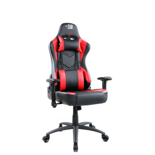Silla Gamer Profesional Clio Racing NIKARI RGB, Negro y Rojo (co)