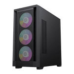 Gabinete Gamer DEFENDER MESH/1 FAN ARGB/ATX/MATX/SIN FUENTE GAMEMAX (os) - Foto 4